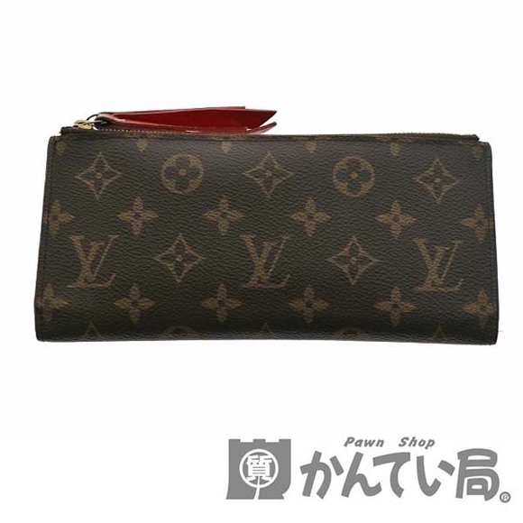 Louis Vuitton Adele Portefeuille Brown Red Monogram - Picture 1 of 6